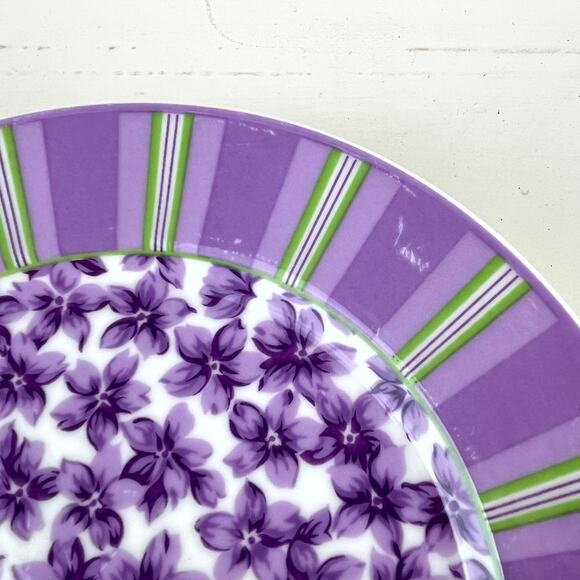 Waverly Garden Room 11 Salad Plates, Made in Poland - Etsy Waverly Garden Room Field of Flowers Salad Dessert Plates